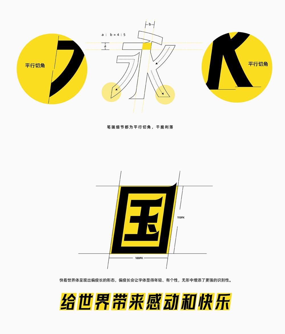 快看世界体 字体案例 2