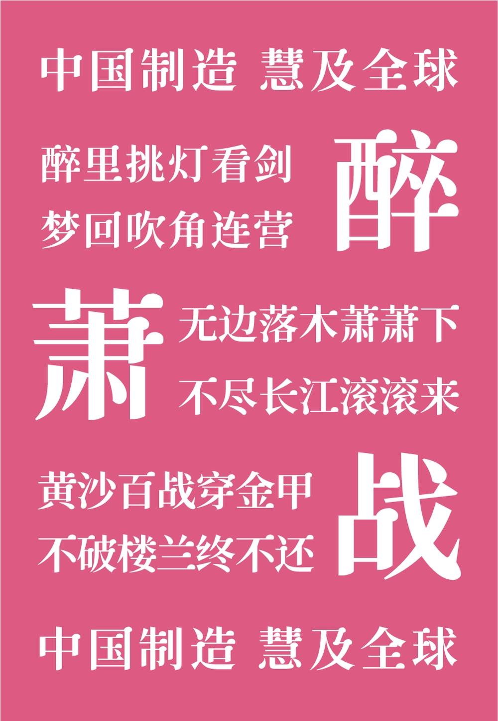 狮尾肉丸体 字体案例 2