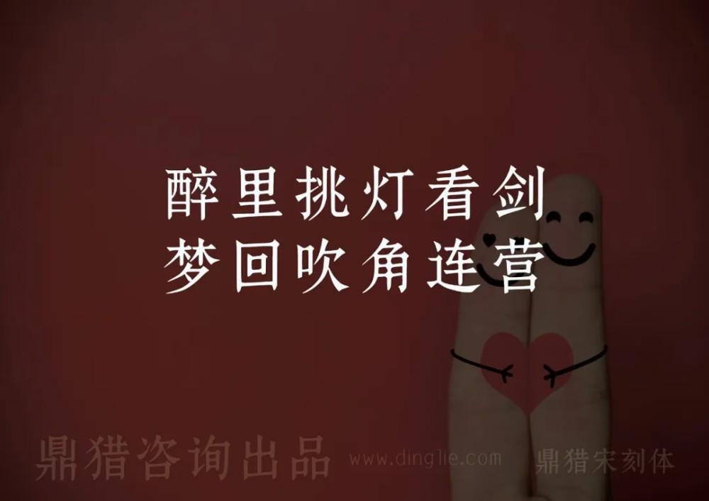 鼎猎宋刻体 字体案例 4