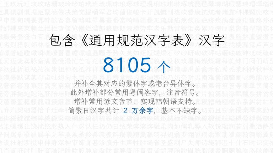 霞鹜文楷 字体展示