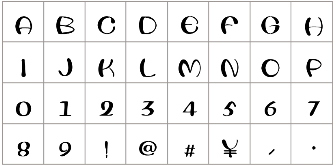 字体视界法棍体拼音版 字体案例 1