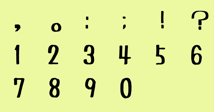 麦克笔手绘体 字体案例 2