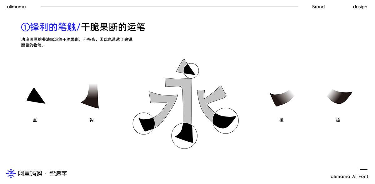 阿里妈妈刀隶体 字体案例 1