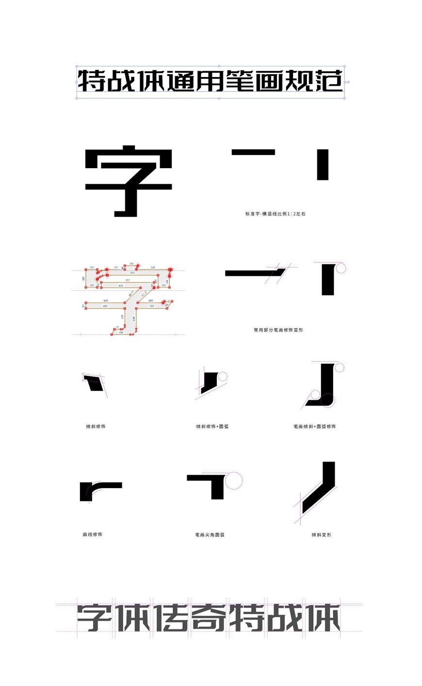 字体传奇特战体 字体案例 3