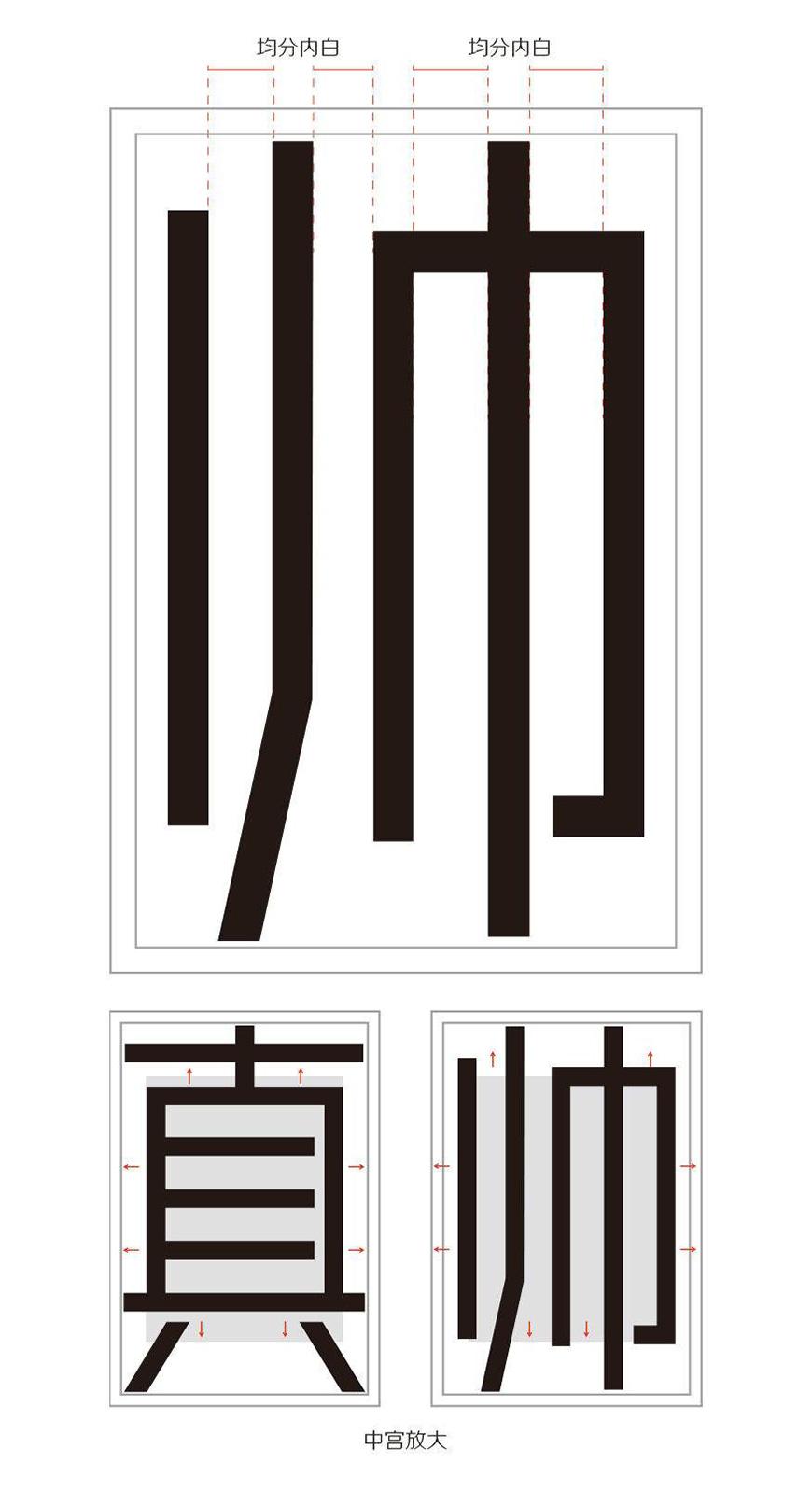 胡晓波真帅体 字体案例 1