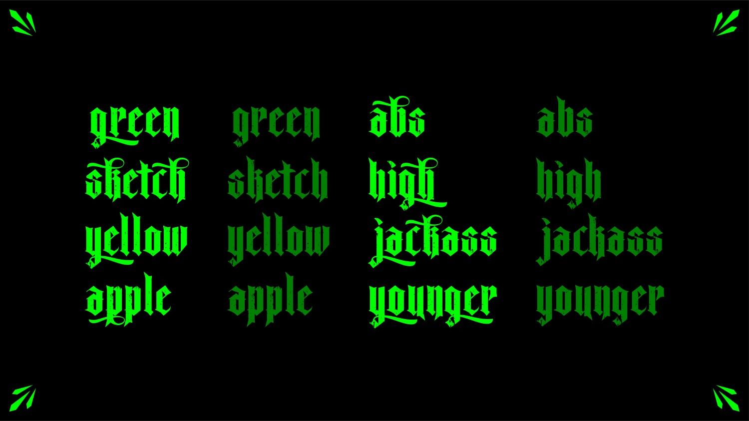 LL MGothic 字体案例 2