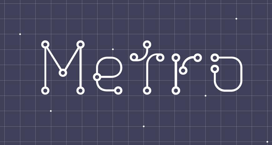 Metro 2.0 字体特点