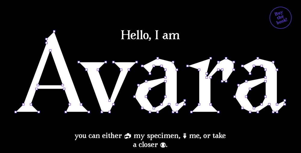 Avara 字体展示