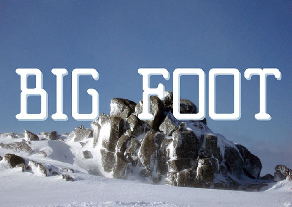 Big Foot 字体展示
