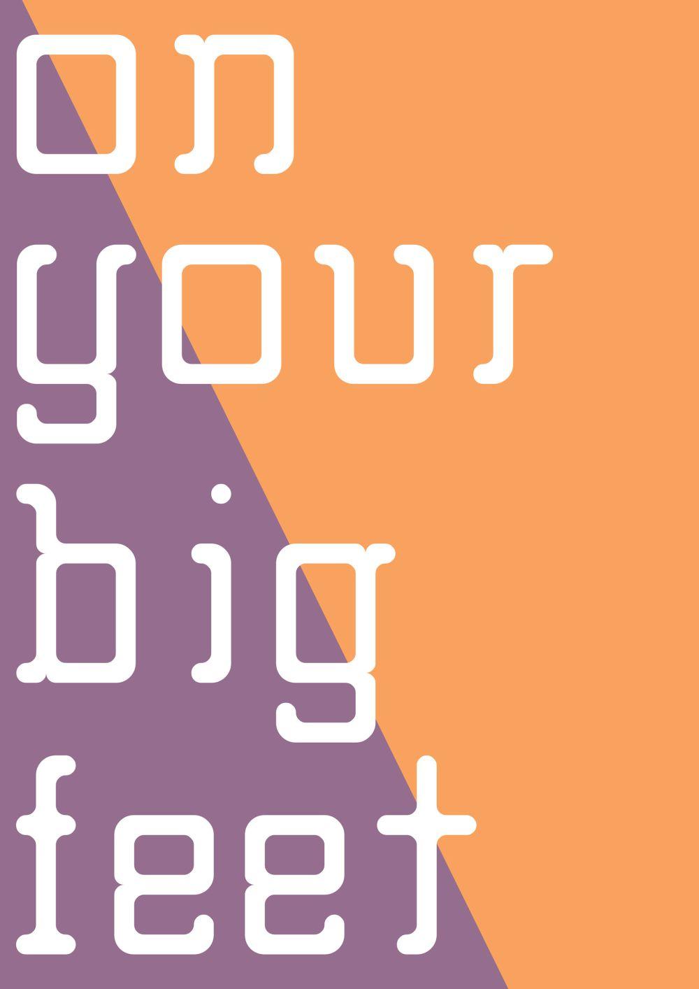 Big Foot 字体案例 2