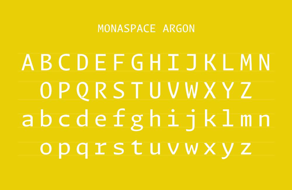 Monaspace 字体案例 3