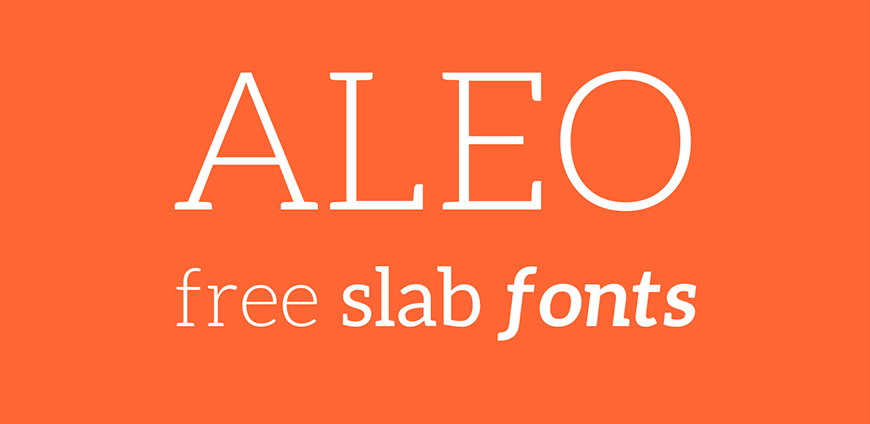 Aleo 字体特点