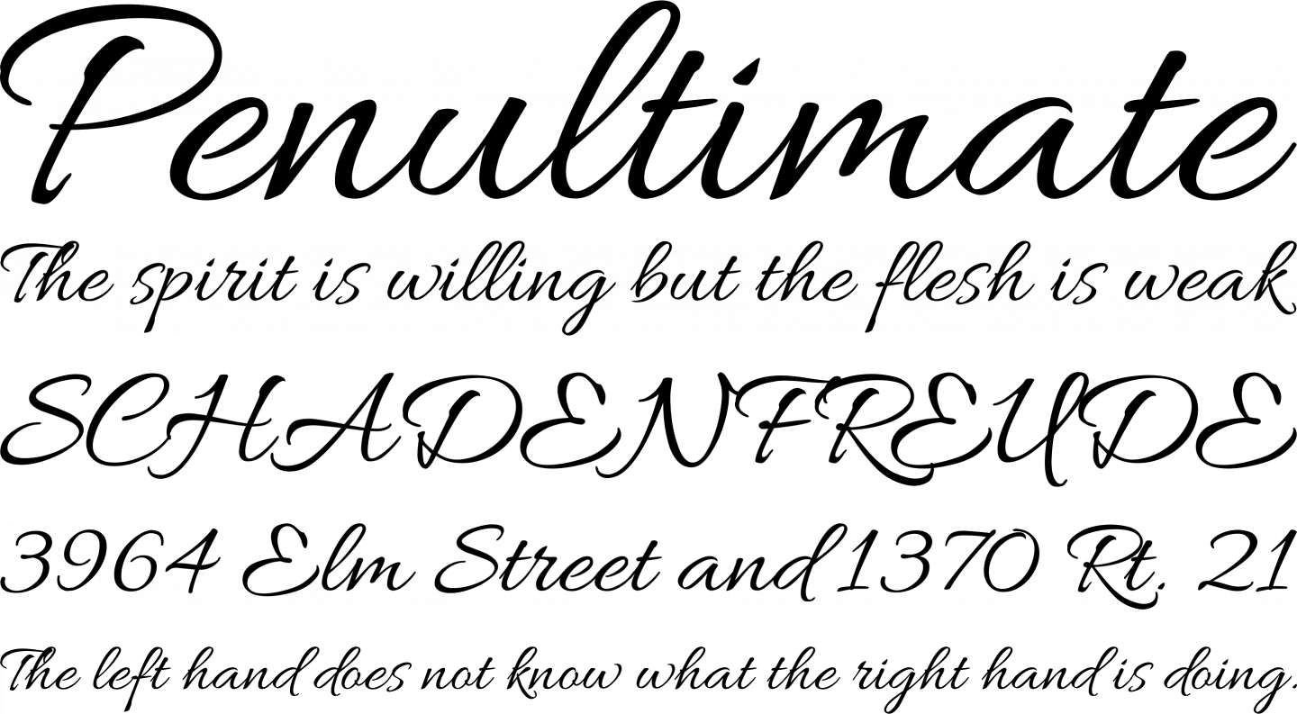 Allura 字体案例 1