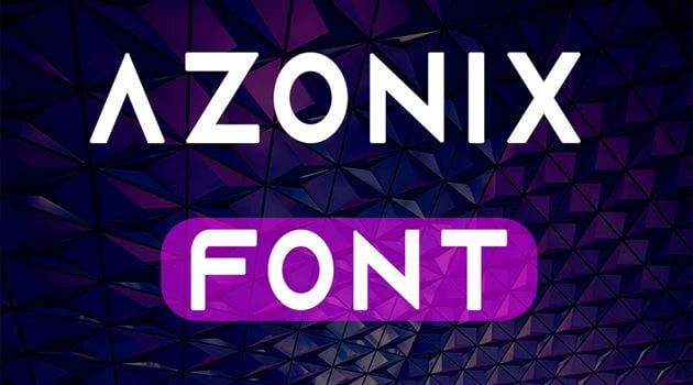 Azonix 字体案例 1