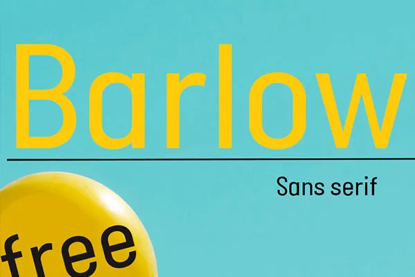 Barlow 字体展示