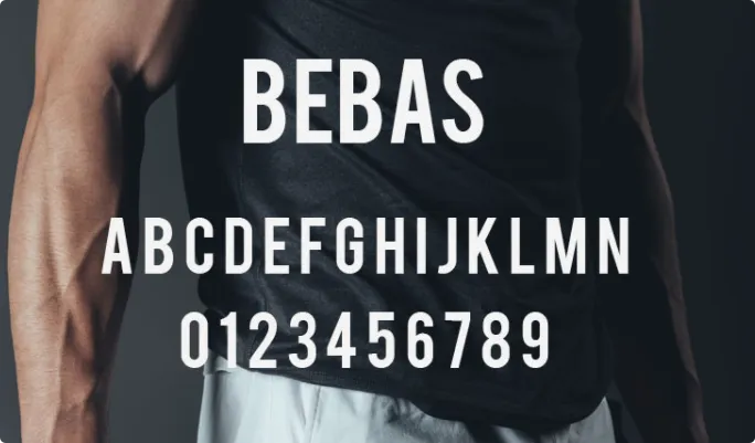 Bebas 字体展示