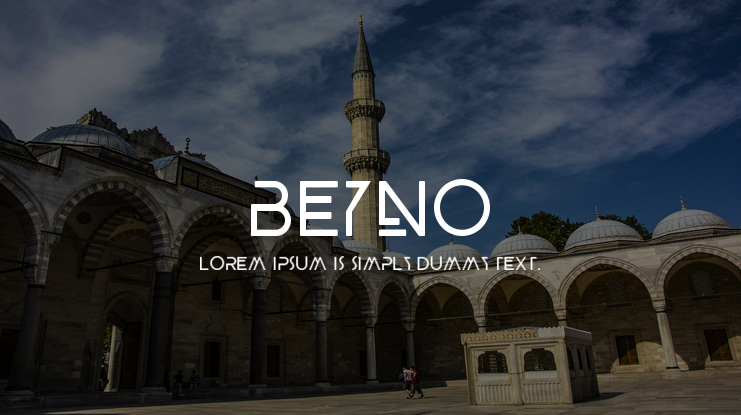 BEYNO 字体展示