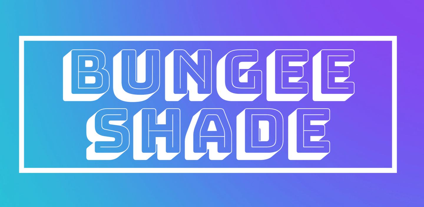 Bungee Shade 字体案例 3