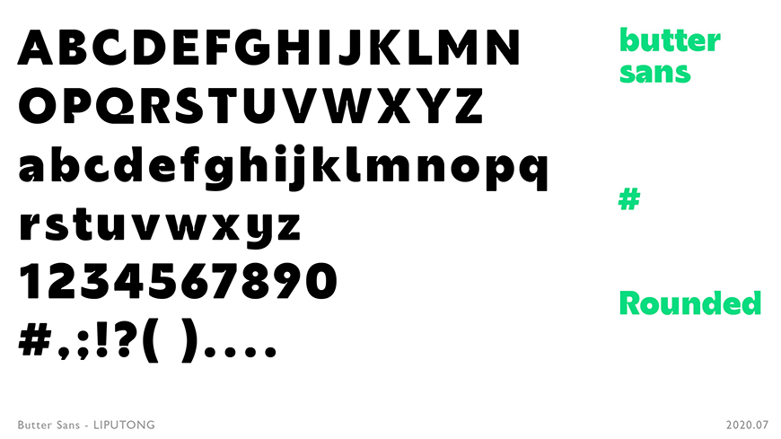 Butter Sans 字体特点
