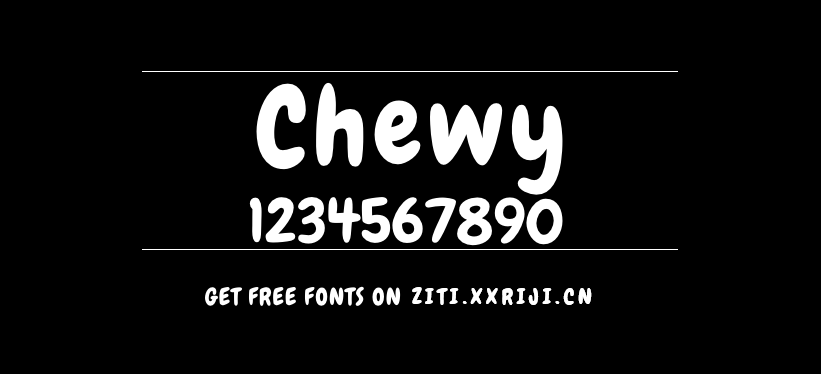 Chewy 字体展示