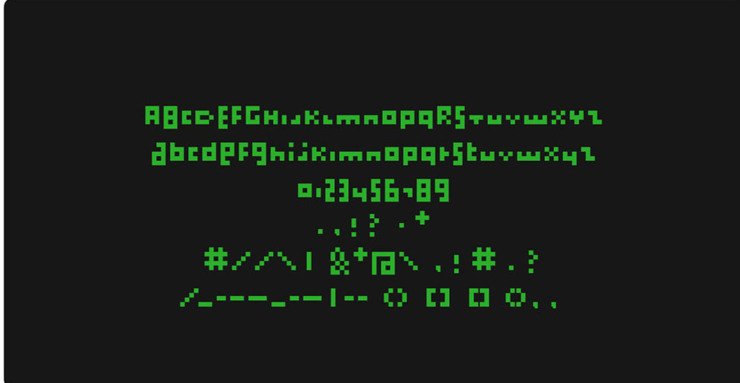 Chill Pixels 字体案例 3