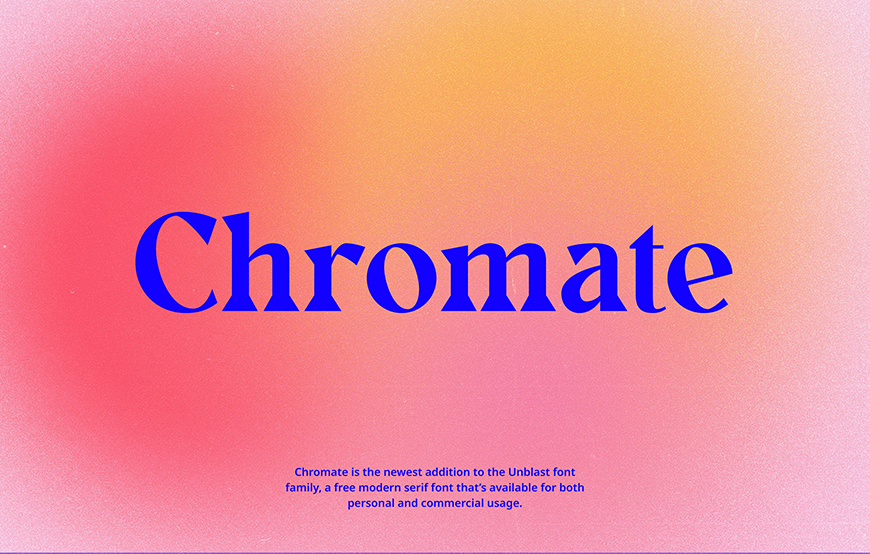 Chromate 字体案例 4