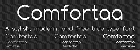 Comfortaa 字体案例 2