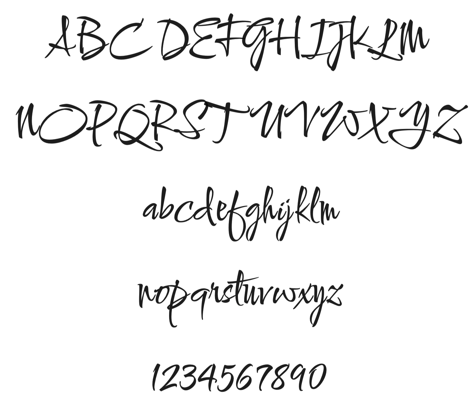 Comforter 字体案例 1