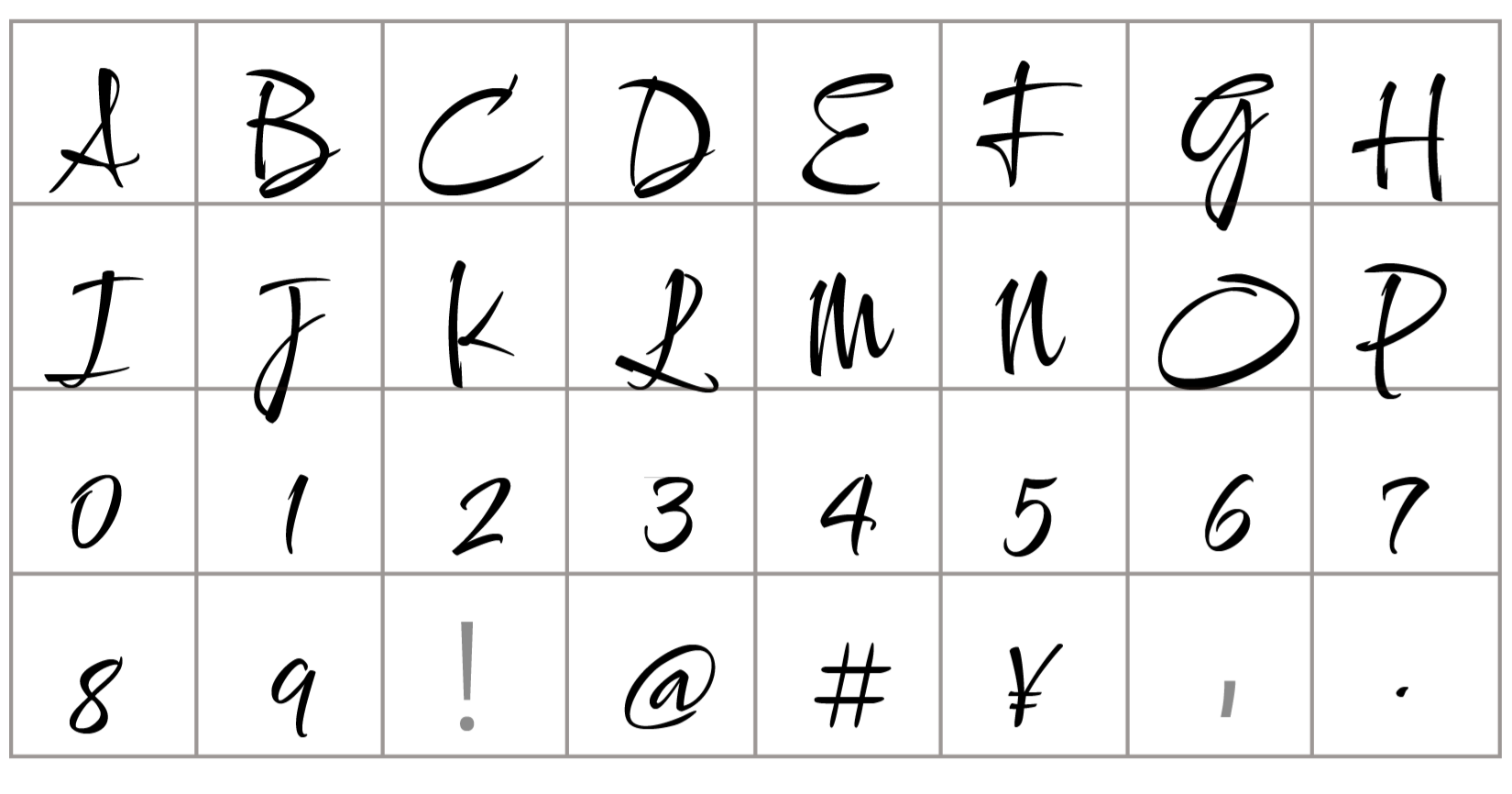 Comforter 字体案例 2