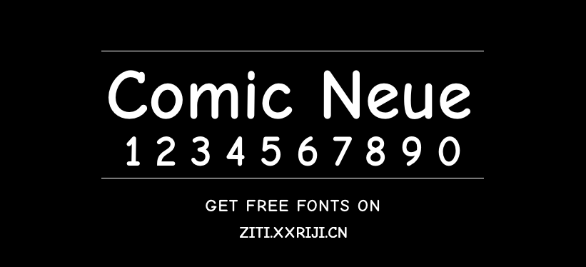 Comic Neue 字体展示