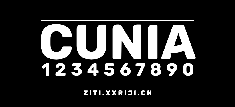 Cunia 字体展示