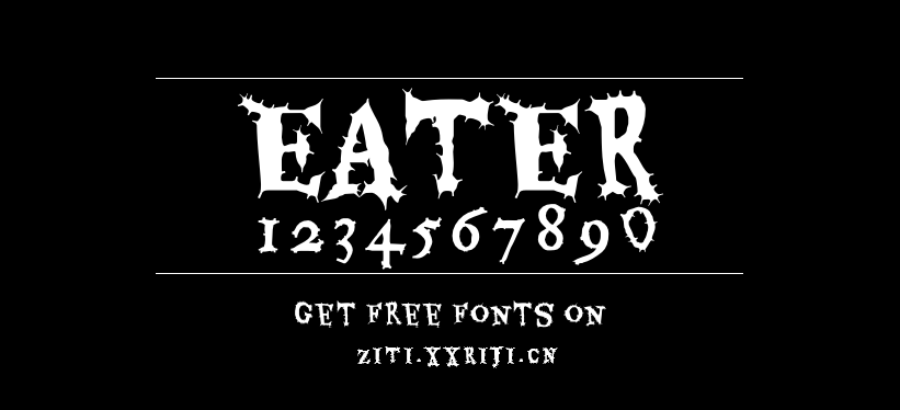 Eater 字体展示