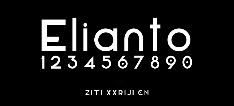 Elianto 字体展示